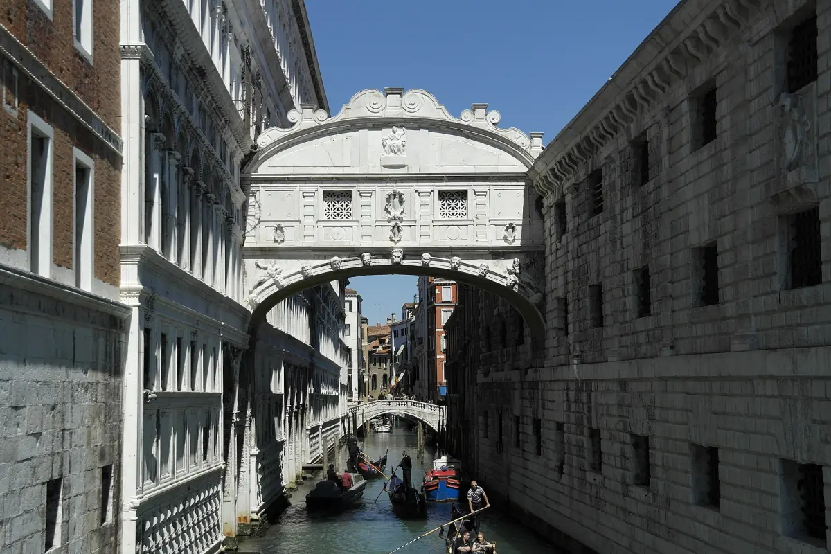 The Bridge of Sighs over the Rio di Palazzo