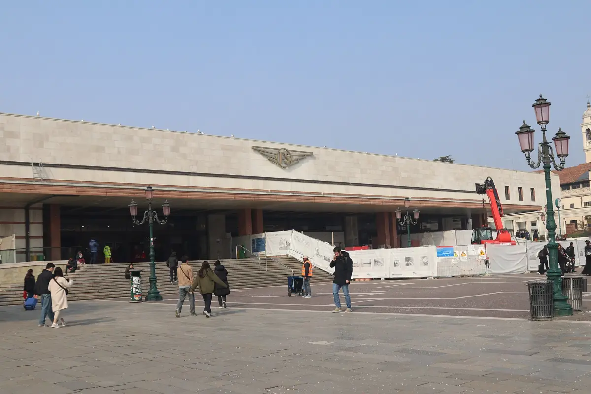 The front of Venezia Santa Lucia station